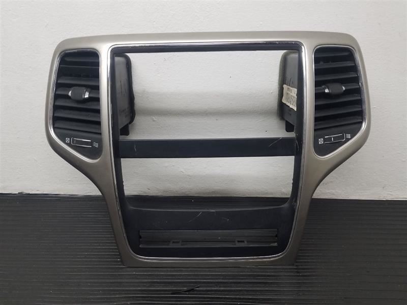 11-13 Jeep Grand Cherokee Center Radio Bezel Silver OEM 1TG01GFAAC