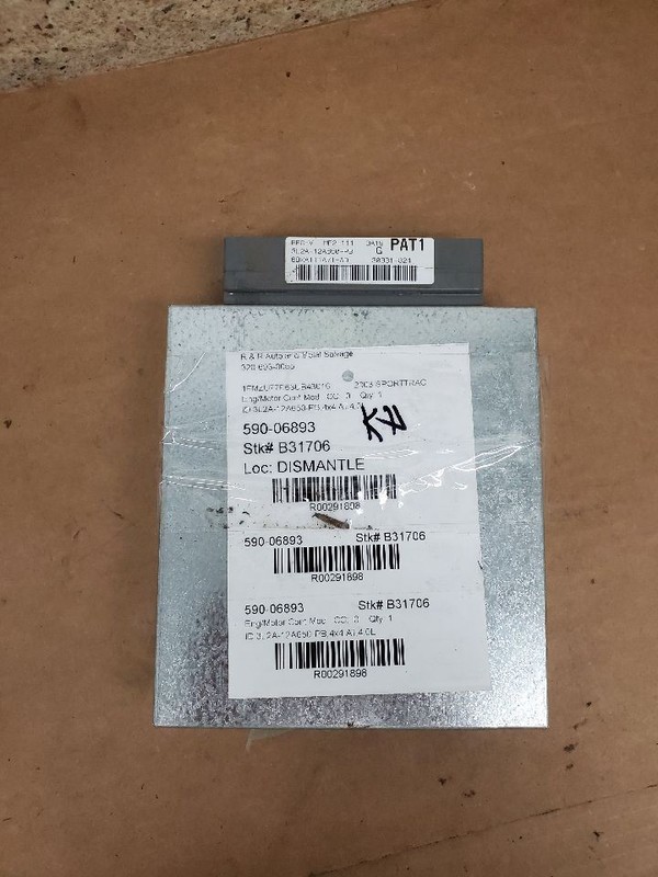 Engine ECM Electronic Control Module Firewall 6-245 Fits 03 EXPLORER 291898