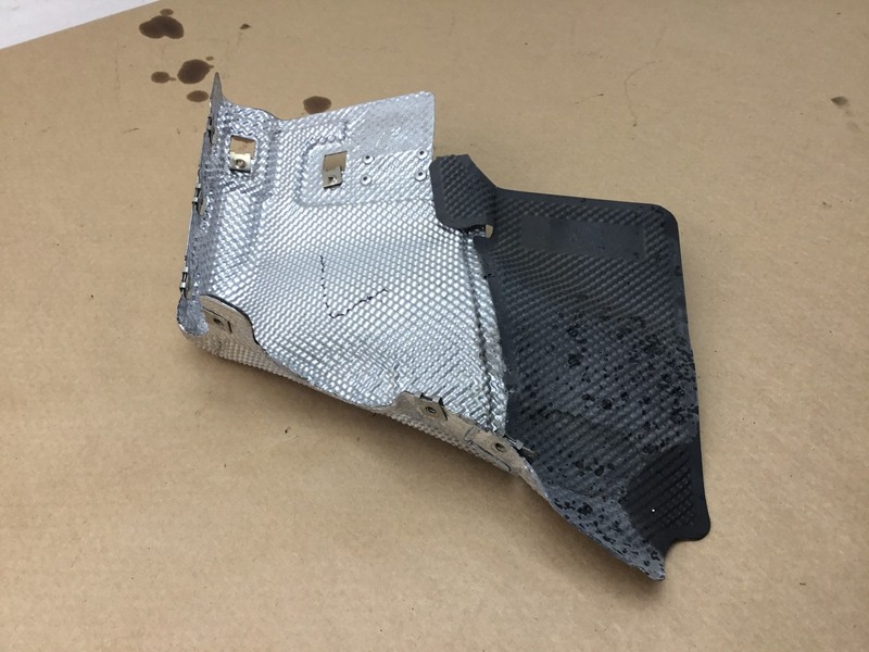 Lamborghini Huracan 2018 Left Driver Muffler Tip Heat Shield 16 - 19 :Y