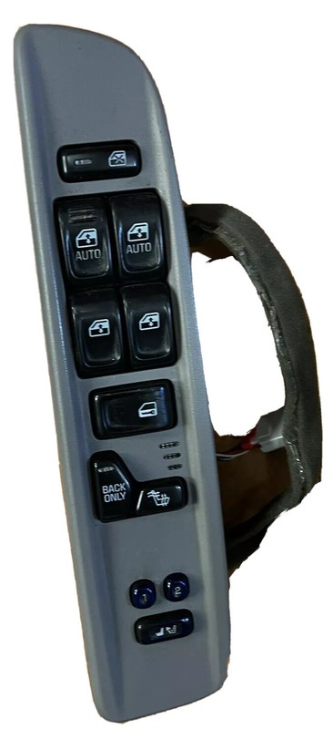 02 03 04 05 RAINIER ENVOY WINDOW SWITCH DRIVER SIDE MASTER WINDOW GREY GRAY