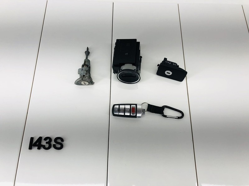 09-13 VOLKSWAGEN CC IGNITION SWITCH & CENTRAL & GLOVE BOX LOCK W/ REMOTE KEY OEM