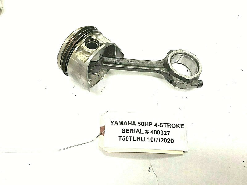 Yamaha Outboard 50hp 4-stroke Piston & Concting Rod 62Y-11631-00-96 FRESHWATER!