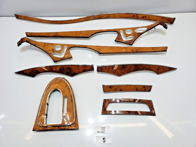 ✅ 03-06 OEM Mercedes W211 E320 Dashboard Console Wood Interior Trim Panel SET *