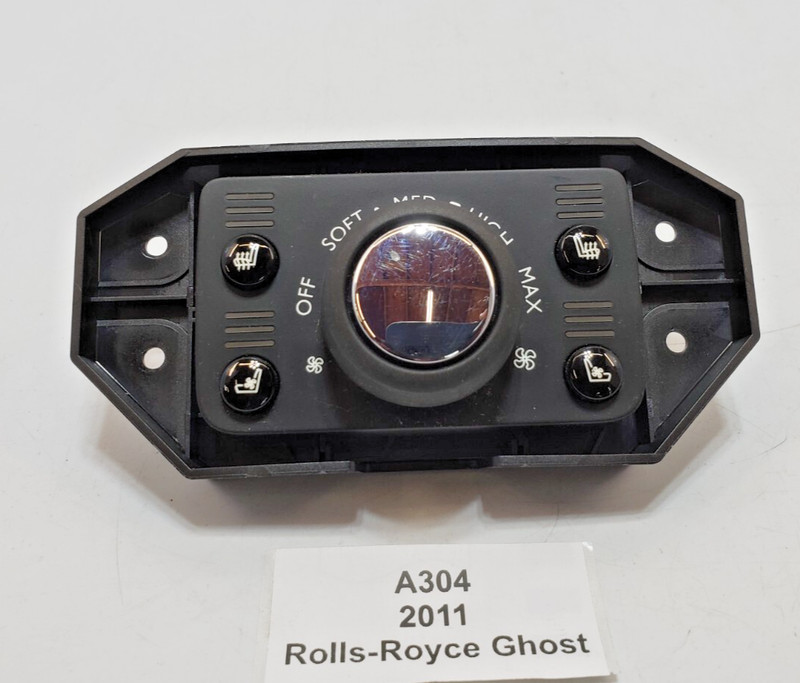 ✅ 2010-2014 OEM Rolls Royce Ghost RR4 Dash Seat Heating Switch Control Panel