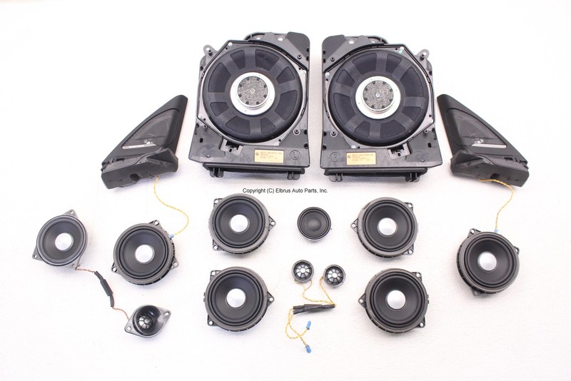 BMW 335I GT F34 14 15 16 HARMON KARDON AUDIO SUBWOOFER SPEAKER TWEETER SET OF 15