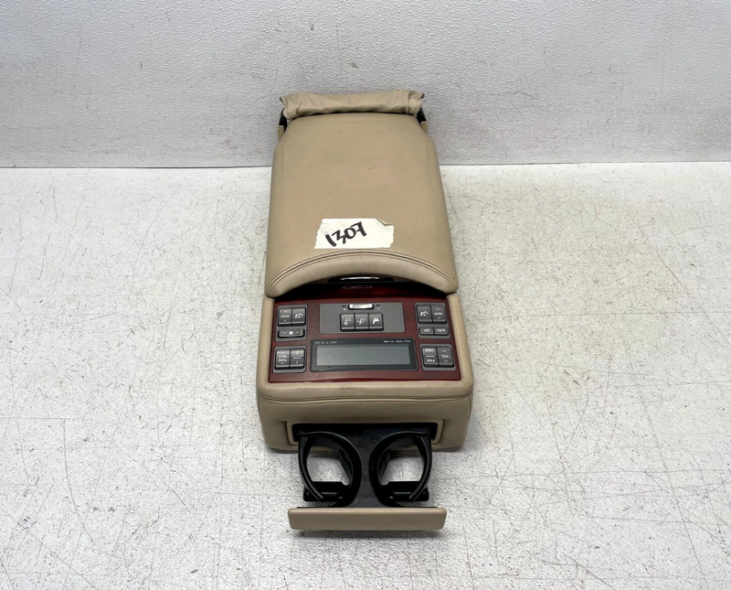 08-09 Lexus LS600H Rear Center Console Armrest Seat Adjust Cupholder 1307 OEM