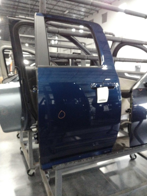 2019 RAM Dodge 1500 Pickup Left Door Blue Small Ding 162104 46000 Miles