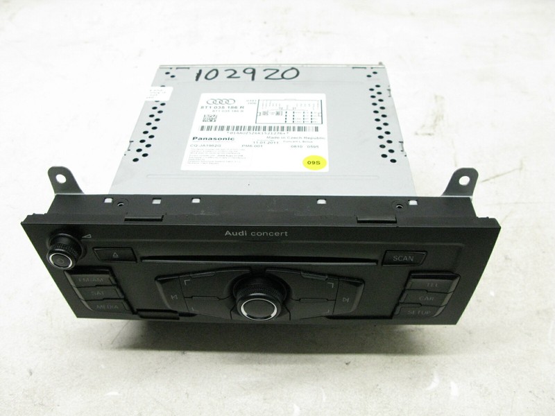 08-12 AUDI 8T A5 S5 A4 MULTIMEDIA CD RADIO RECEIVER HEAD UNIT OEM 102920