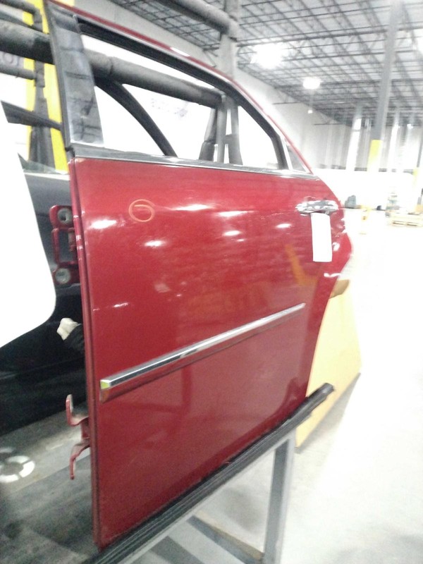 2008 Chrysler 300 Left Rear Door Red Used OEM 465777 DING 84000 Miles