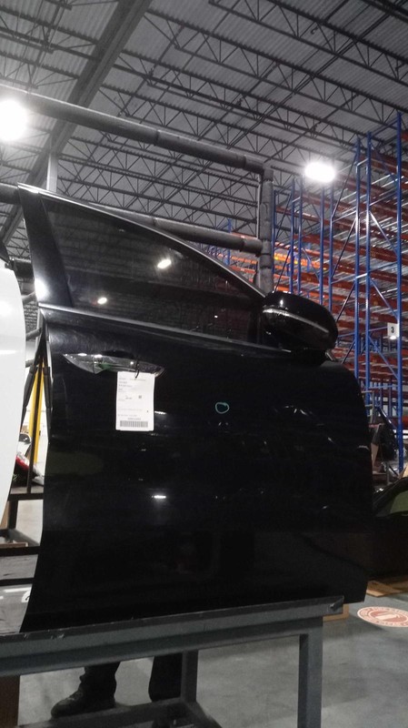 2014 Acura MDX Right Front Door Black OEM Used 308558 120K Mileage