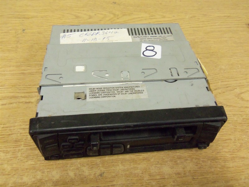 Craig DR 3642 AM/FM Stereo Cassette Player #8 *FREE SHIPPING*