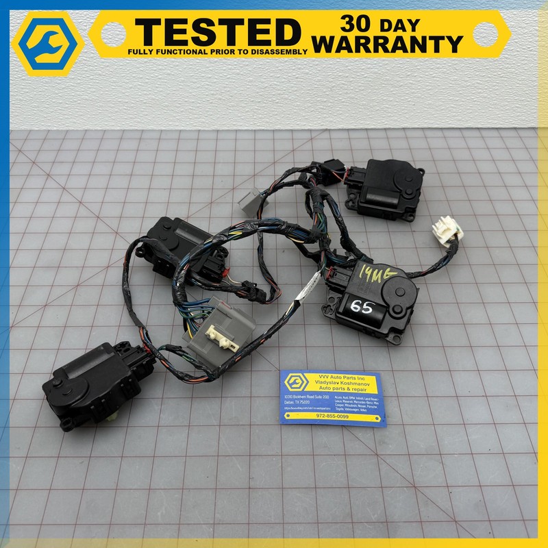 14-17 MASERATI GHIBLI HVAC RECIRCULATED AIR FLAP SERVO MOTOR ACTUATOR SET OEM
