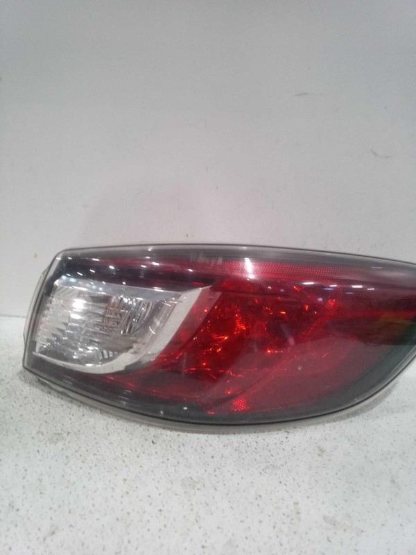 2010 Mazda 3 Left Tail Light Assembly - White, Used, OEM Replacement