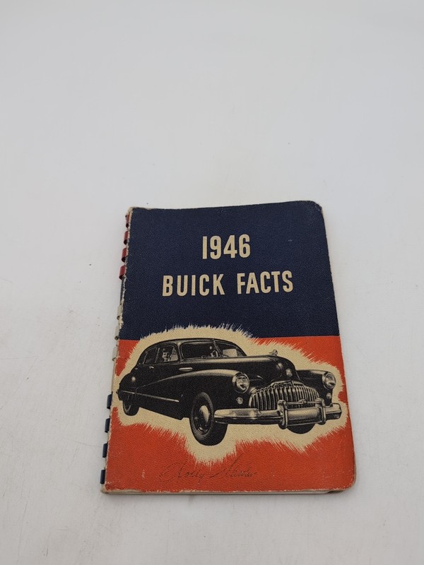 1946 Buick Facts Data Book Original Dealership