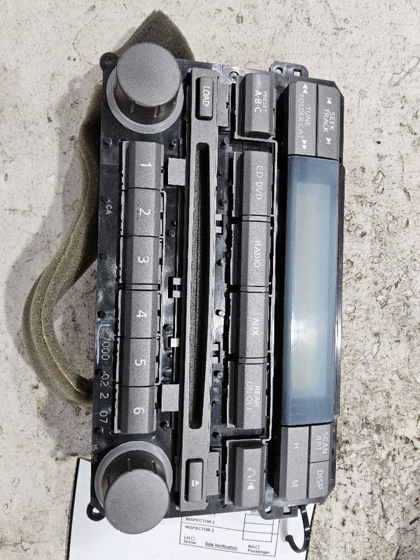 2007 Nissan TITAN Radio Audio Control Panel Front Dash Mounted