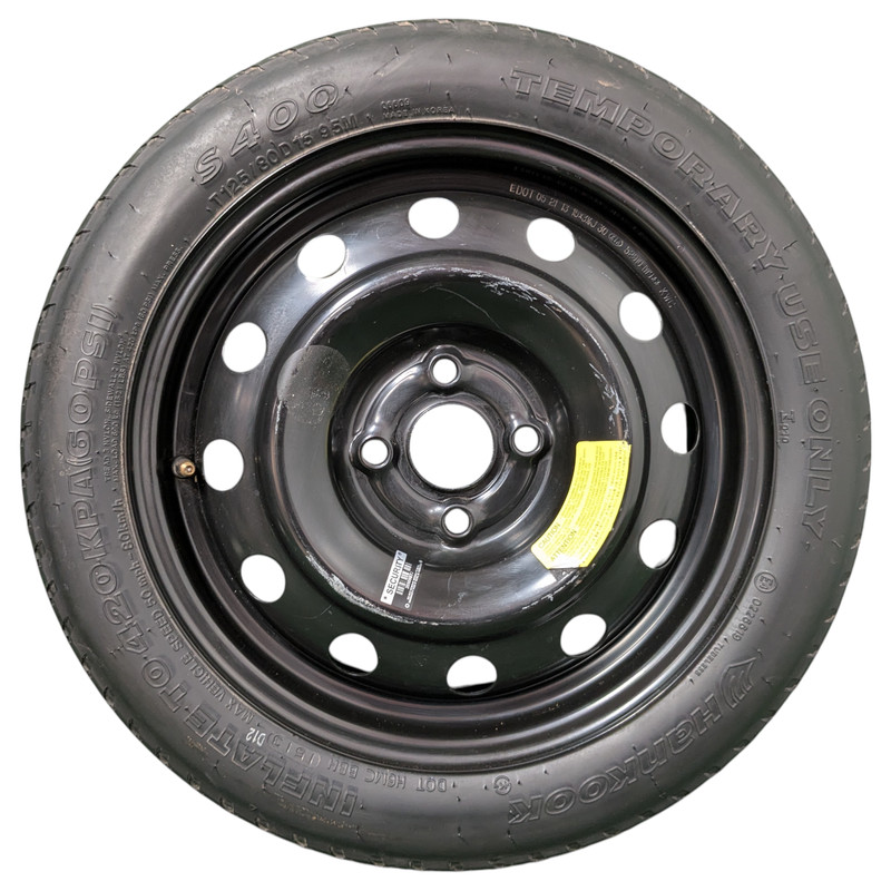 2012-2017 Kia Rio Spare Tire Emergency Wheel Rim Donut T125/80D15 529101W900 OEM