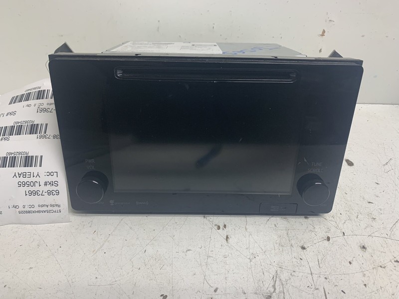 2016-2018 Toyota Tacoma Radio Stereo Navigation GPS Nav 86100-04161 w SD Card