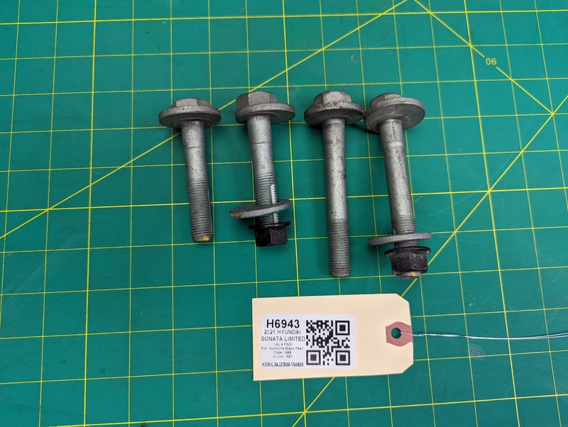 4PC Rear Suspension Camber Bolts Set 2021 Hyundai Sonata 2019 2020