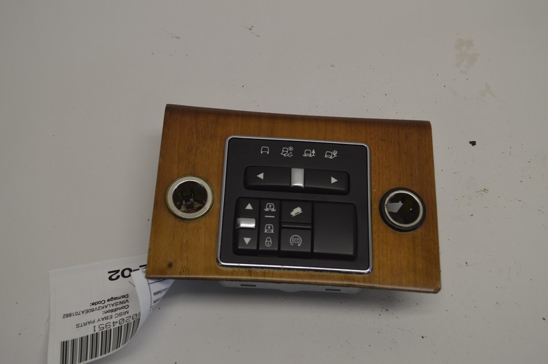 2014-2016 LAND ROVER LR4 TRANSFER CASE CONTROL SWITCH W/ COVER TRIM OEM
