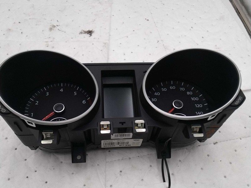 2013 Volkswagen Jetta Speedometer Gauge OEM 1K0920974J Grey 75k Miles