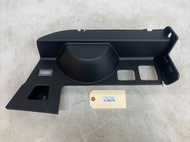 16-22 TESLA MODEL X UNDER DASH DASHBOARD RH SIDE TRIM COVER PANEL 30076 B153