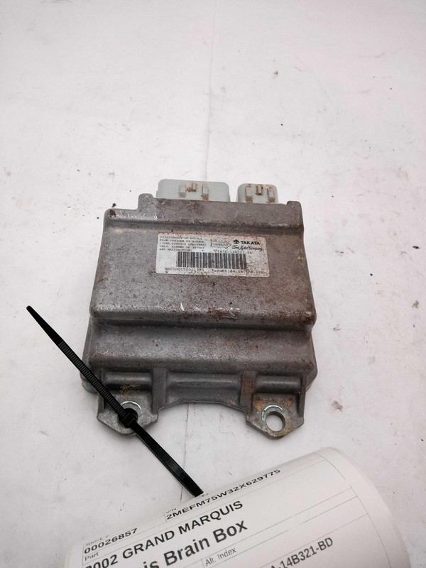 Used Air Bag Module fits: 2002 Mercury Grand marquis Air Bag floor center dash I