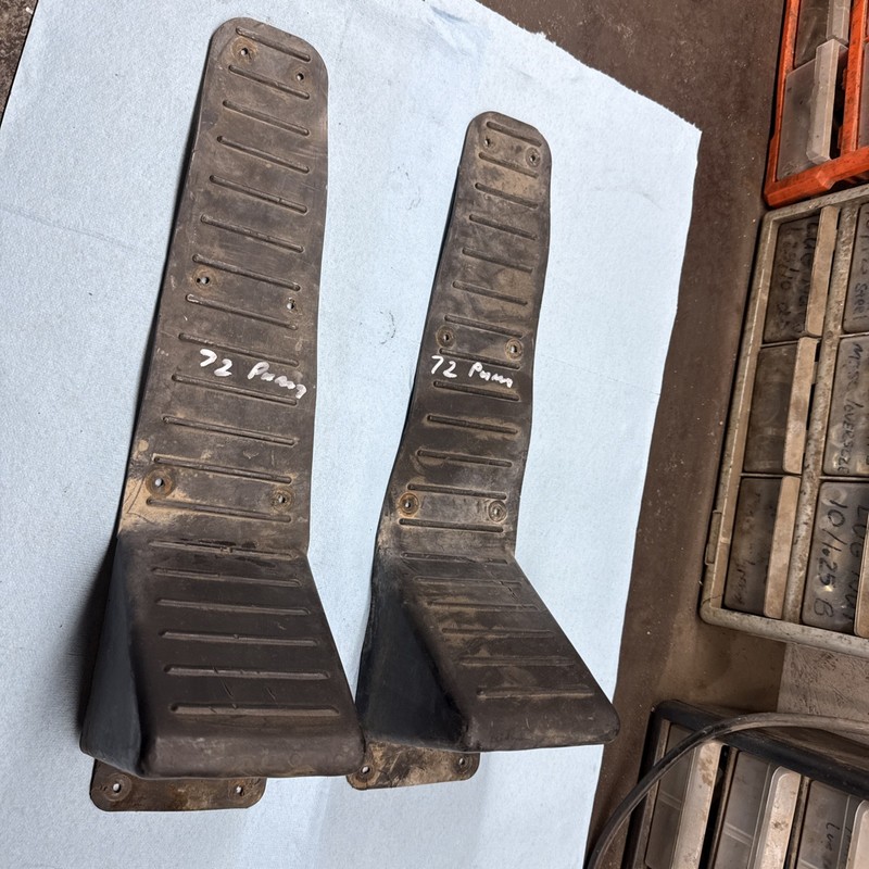 1972 Vintage Arctic Cat Puma, Panther Cheetah Snowmobile Tunnel Foot Rests