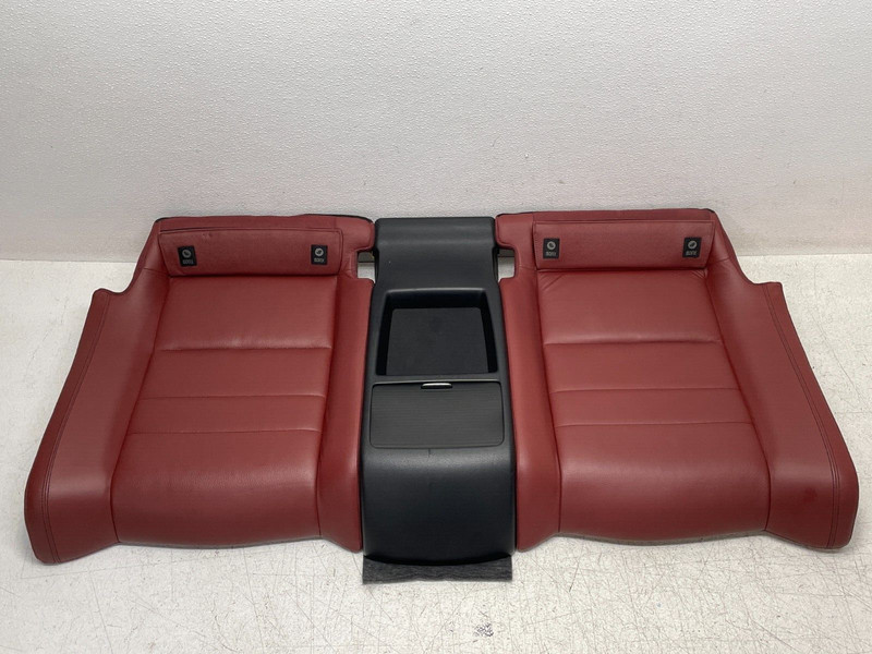 12-14 Mercedes C250 C350 Coupe Rear Left Right Lower Seat Cushion Red 1395 OEM