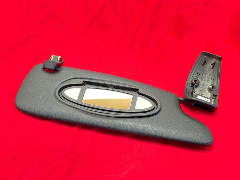 05-12 Porsche Boxster Right Passenger Side Upper Sun Visor Shade Cover Black OEM
