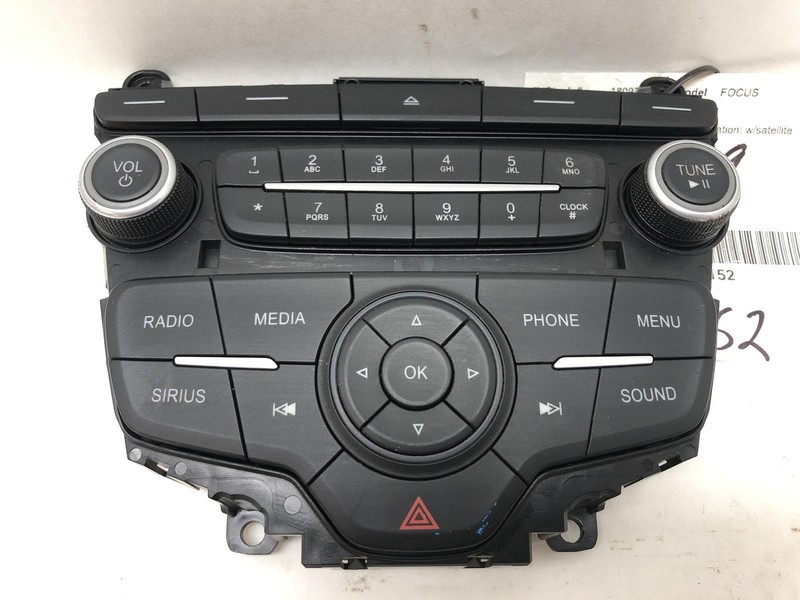 15-'18 FORD FOCUS radio control panel OEM 1 Year Wnty!