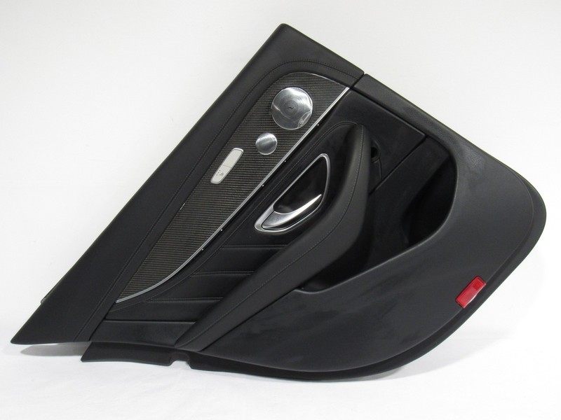 18-20 Mercedes E63 S W213 2018 Rear Left Driver Door Panel Cover Trim Carbon :O
