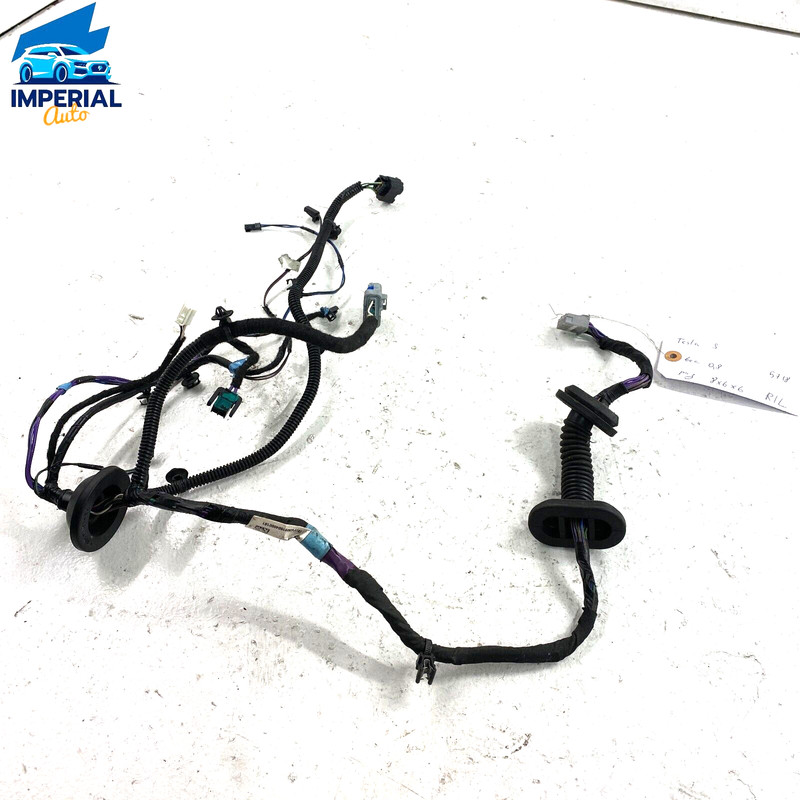 2015-2016 TESLA MODEL S REAR LEFT DRIVER DOOR WIRING HARNESS OEM