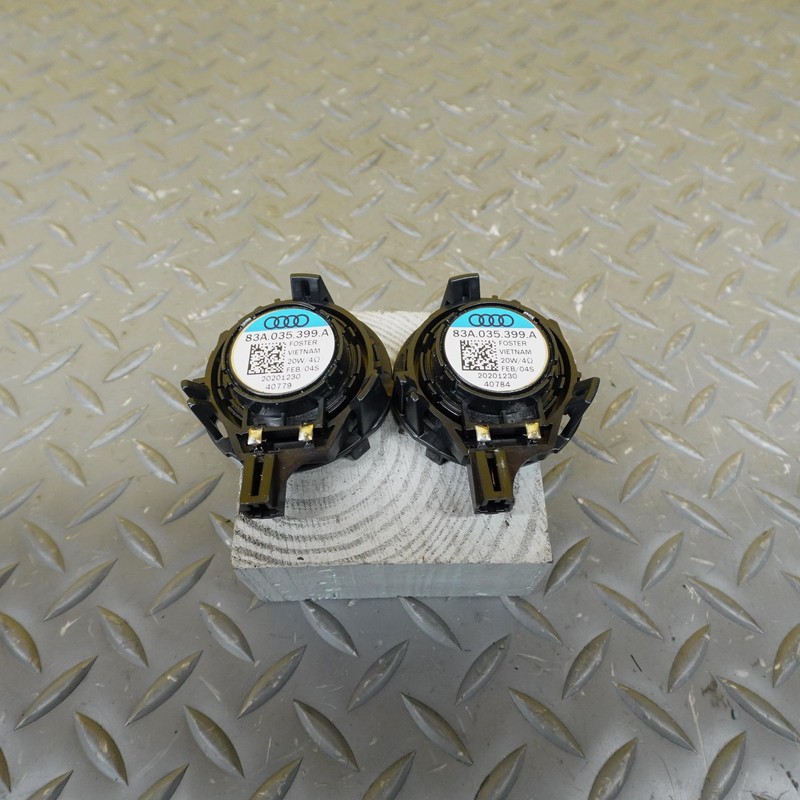 2019-2024 AUDI Q3 S-LINE TWEETER SPEAKERS BANG OLUFSEN SET 2 OEM 83A035399A