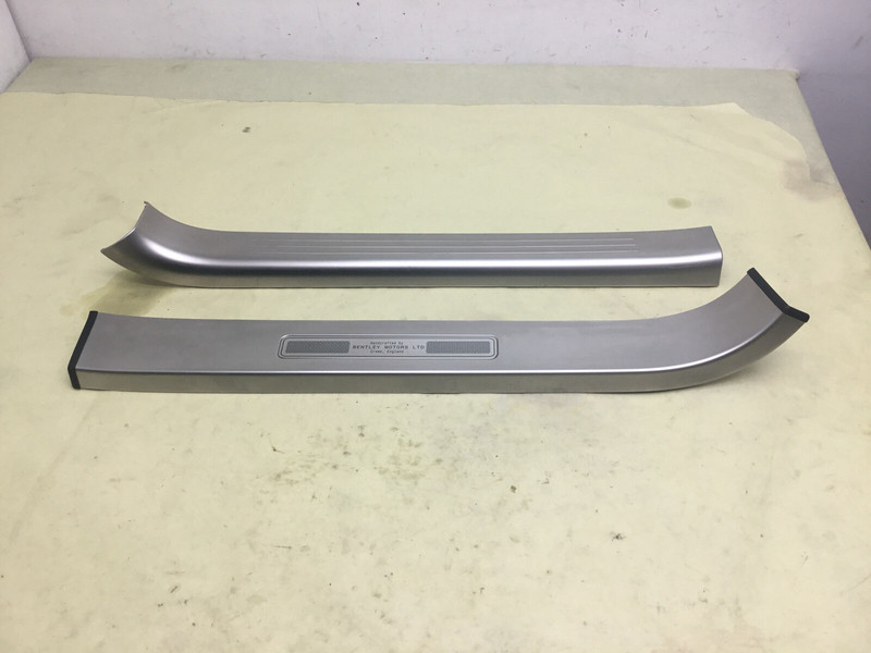 Bentley Flying Spur W12 Front Right Door Sill Panel Scuff Plate Set 13-18 |:Y