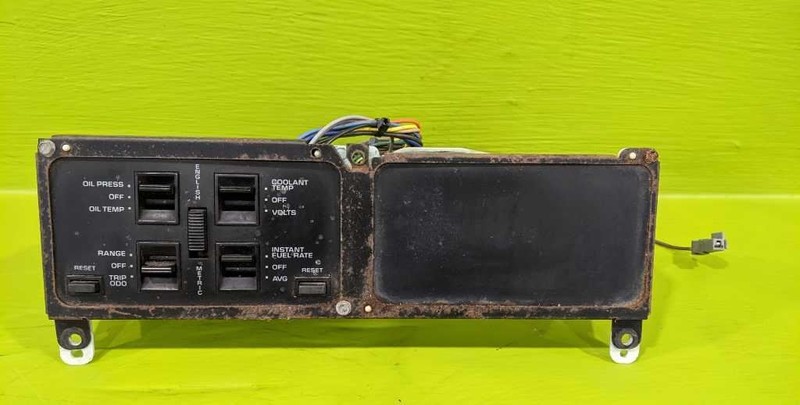 84 85 86 87 88 89 CORVETTE DRIVER INFORMATION CENTER OEM 3766-1