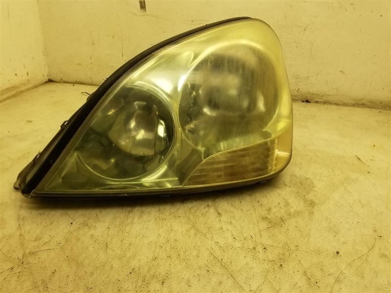 01 02 03 04 LEXUS LS430 DRIVER LEFT HEADLIGHT BALLAST LID HAS REPAIRED EDGE