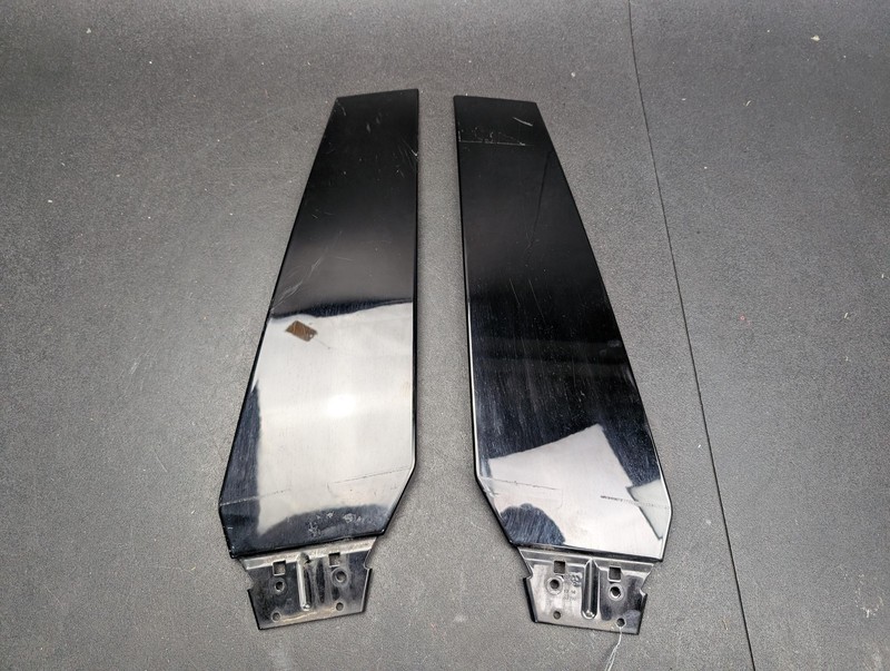 2PC B-Pillar Upper Moldings Set 2019 Audi A7 4K8853290 2020 2021 2022 - 2024 X