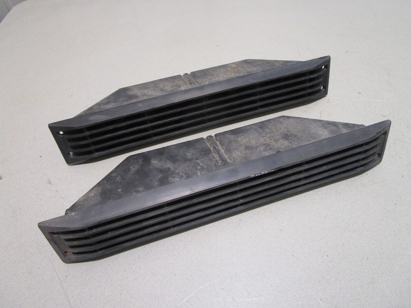 Marine Boat Blower Vent Cover Black Plastic 17 1/2" x 3"