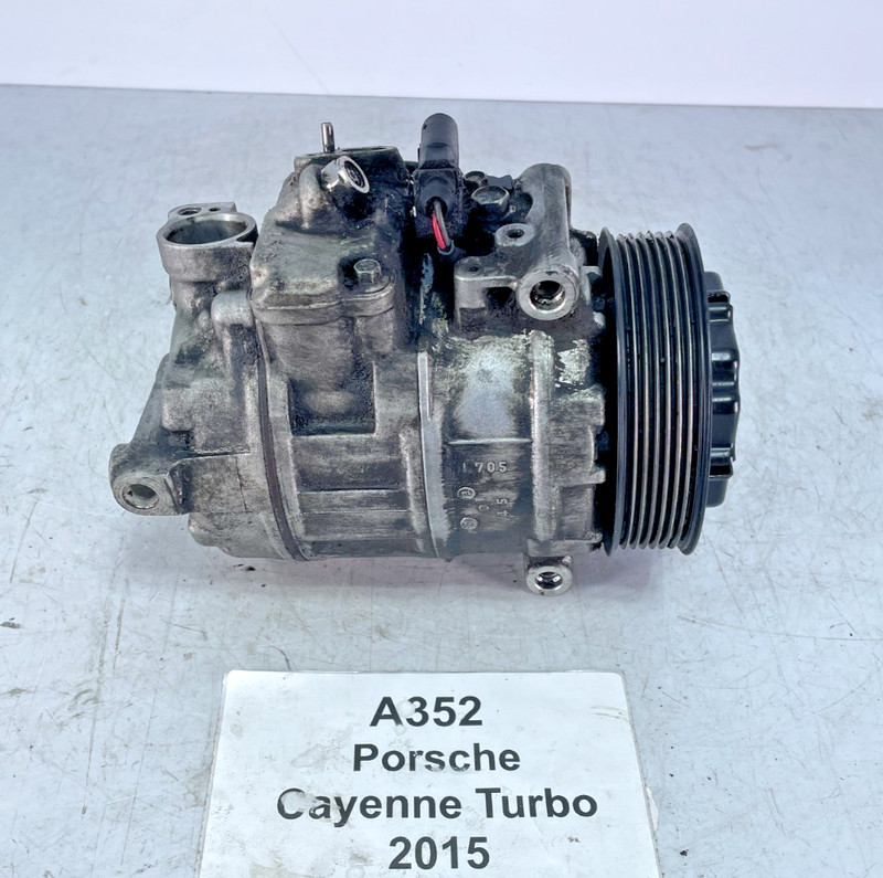 ✅ 2011-2018 OEM Porsche Cayenne Turbo 958 AWD 4.8 V8 AC Engine Air Compressor