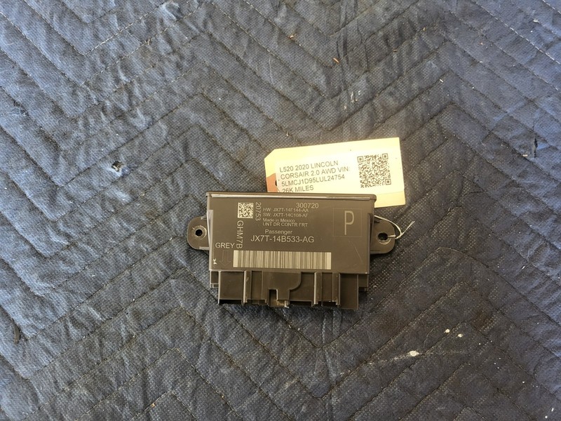 Used Oem Lincoln Right Passenger Front Door Control Module 2020-2022 Corsair 2.0