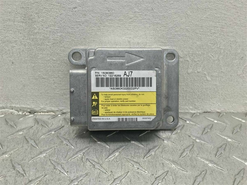 02-04 ENVOY TRAILBLAZER RESTRAINT BAG CONTROL MODULE W/SIDE BAGS OEM 12216269
