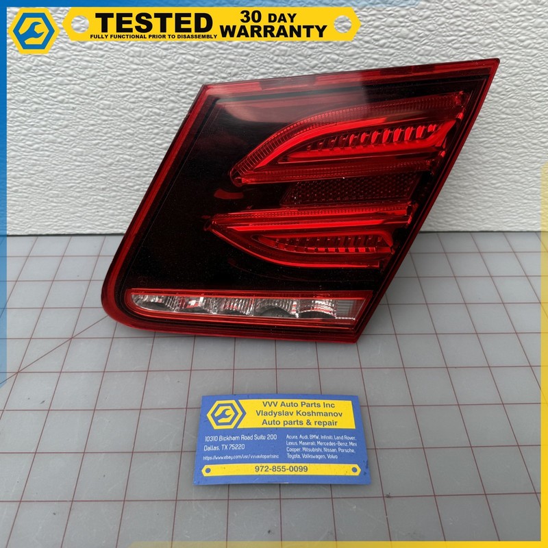 14-17 MERCEDES E350 E400 E550 TRUNK BRAKE LAMP REAR RIGHT INNER TAIL LIGHT OEM