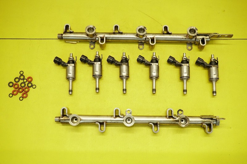 🔅2011-2023 FORD F150 OEM.FUEL RAIL+FUEL INJECTOR BL3EHBAN0011, BL3E9D280DJ