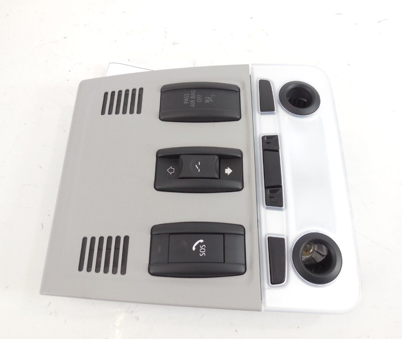 2014 14 BMW X1 Overhead Dome Light Sunroof Switch Console OEM