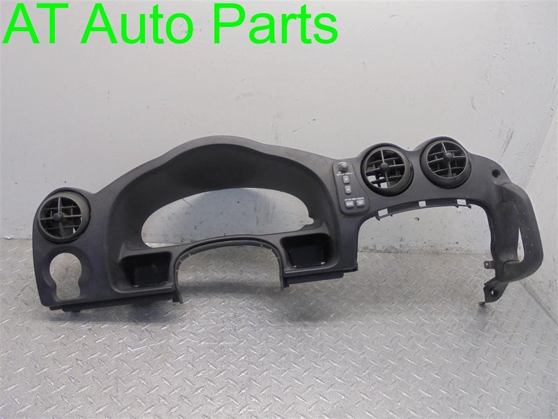 2003 PONTIAC AZTEK GREY SPEEDOMETER HEAD CLUSTER BEZEL W/CONTROLS 10412126