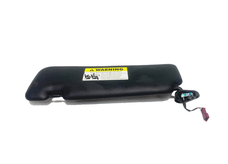 11-13 BMW 135i CONVERTIBLE PASSENGER SIDE SUN VISOR BLACK OEM #A0.09
