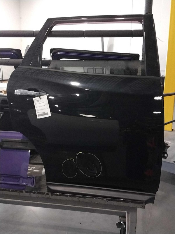 2018 Nissan Pathfinder Rear Right Door Black OEM Used 391367 115K Miles