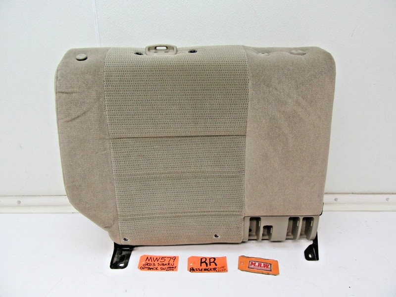 SEAT BACK CUSHION UPPER RIGHT REAR TAN R for SUBARU LEGACY OUTBACK STATION WAGON