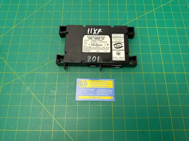 09-15 JAGUAR XF XFR X250 BLUETOOTH RADIO CONTROL MODULE OEM