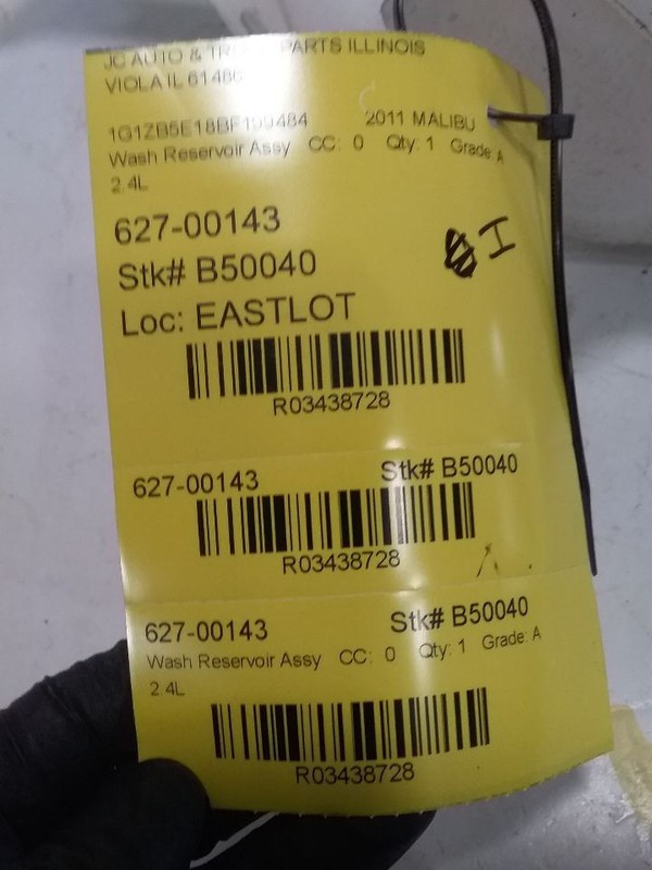 Wash Reservoir Fits 05-10 G6 3438728